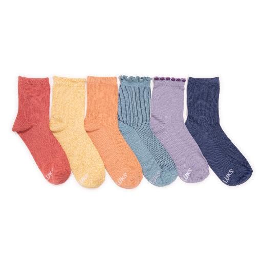 Soft Whisper Crew Socks for Women, 6-Pack by MUK LUKS