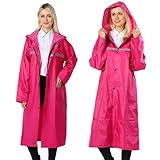Impermeable reflectante para adulto，Poncho de Lluvia Impermeable de Emergencia con Capucha，Chubasquero con protector...