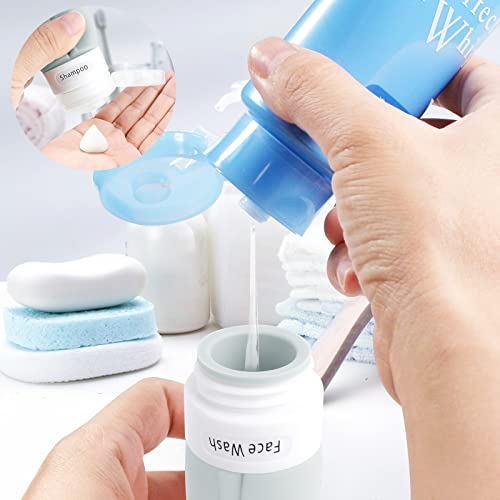 Insfit Portable Travel Bottles Tsa Approved, 2Oz Leak Proof Bpa Free Silicone Cosmetic Travel Size Toiletry Containers For Men & Women, Squeezable Refillable Silicone Tubes For Shampoo 4 Pack #TOP5