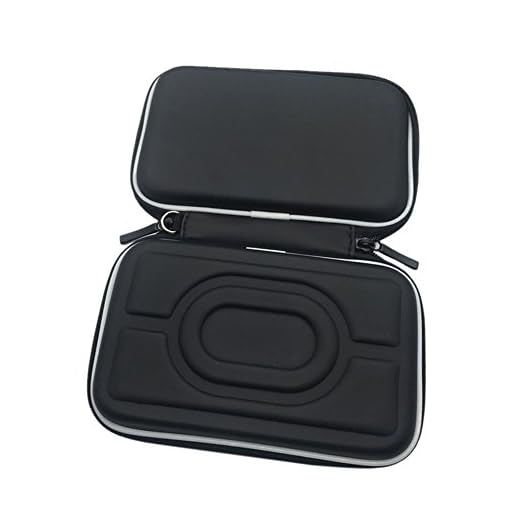Meijunter Custodia rigida in EVA Cassa Borsa Case Bag per Nintendo Gameboy Advance GBA Gameboy Color GBC consolle (Nero)