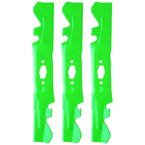 (3 Pack) 742P05094-X Lawn Mower Blades Fit for 50" Deck Cub Ca d et M TD Troy B ilt XT1-LT50 ZT1-50, Replaces OEM 742-05094-X (Toothed Mulching)
