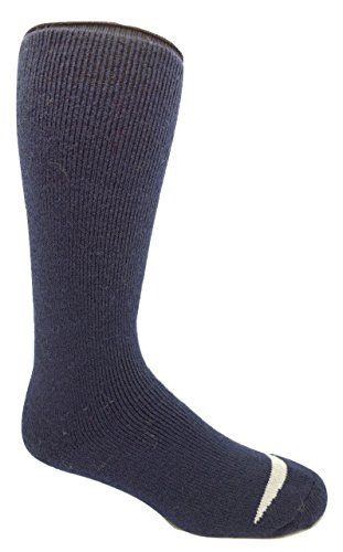 -30 Below Knee-High Thermal Winter Socks (2 PAIRS) (Medium (5-9 Shoe), Navy)