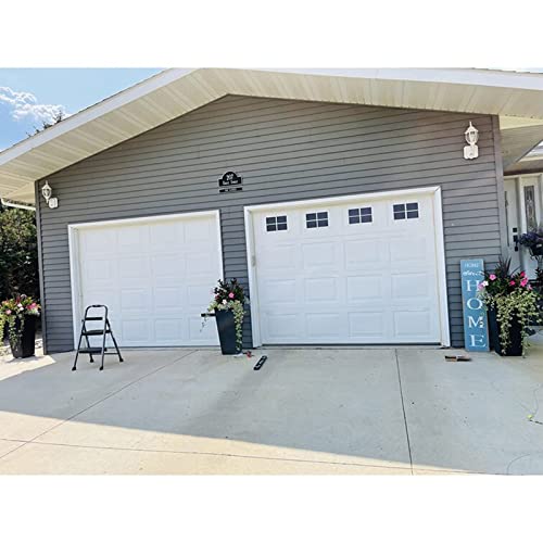 16 Panels 6" X 4" Magnetic Garage Door Windows Faux Windows Hardware Kit Garage Door Decorative Hardware For Metal Garage Door Garden Barn Door-Black #TOP4