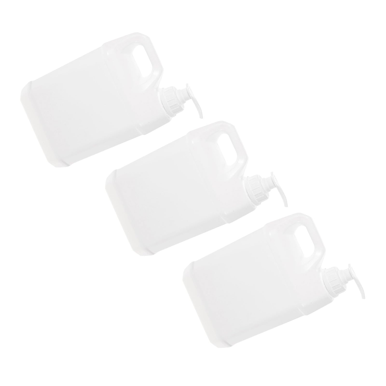 Abaodam Botellas Dispensadoras de Loción Bomba, Plástico, 4 L, 3 Piezas
