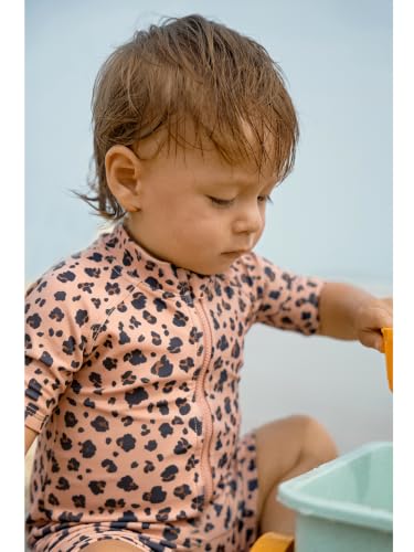 Image of Boys One Piece Swimsuit Whale Dolphin Bathing Suit Zipper Rash Guard Kid Short Sleeve Swimwear Shark Beach Wear UPF50+