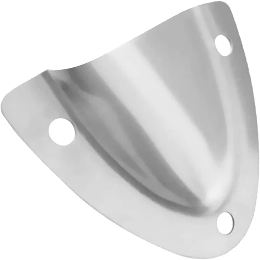 Marine Vent Cover 12pcs Stainless Steel Clam Shell Boat Vent Hose Cable Clam-Shell Cover Marine Yacht Ship Accessory