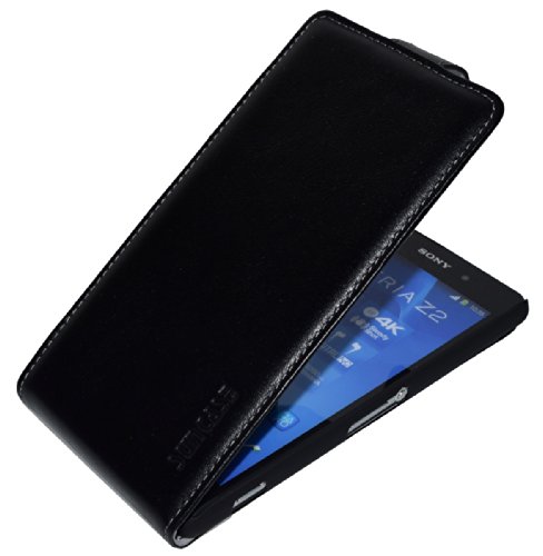 Original Suncase® * – Piel * funda con tapa de piel para el/Sony Xperia Z3 Compact