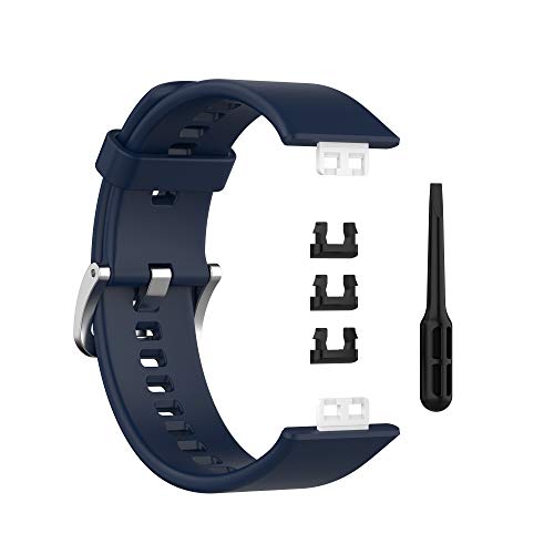 Correa Compatible con Huawei Watch FIT Azul oscuro miniatura 3