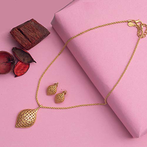 24Kt Plated Shell Chain Necklace Set