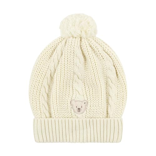 Steiff Beanie Bonnet de qualité supérieure couleur Eggnog taille 53 enfant