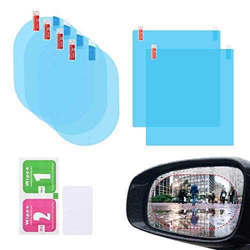 Elinala Películas Protectora de Espejo Retrovisor de Coche, 6PCS Espejo Retrovisor de...
