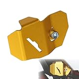 Monkey125 Hinterradbremsflüssigkeitsbehälter-Reservoirdeckelabdeckung Kompatibel mit Monkey 125 DAX 125 2018-2024 Motorradzubehör Bremstankschutz (Gold)