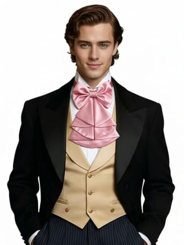 Cravate pré-nouée jabot de la Renaissance pour costume historique d'homme