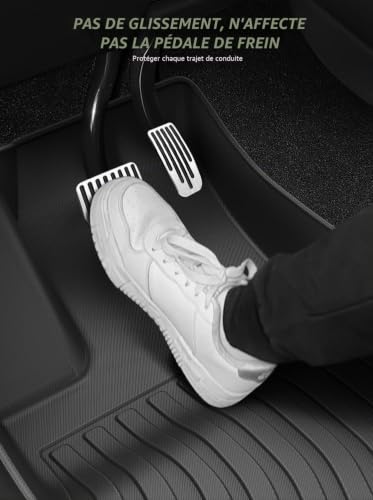 Tapis de sol Tesla Model 3 Highland accessoire coffre TPE imperméable noir