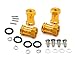 C31502GOLD Alloy Machined Hex Wheel Adapters +15mm Offset for 1/16 E-Revo, Slash & Summit