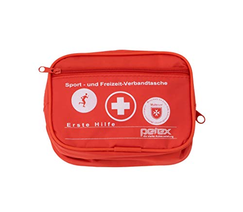 Preisvergleich Produktbild PETEX 43930112 Sport und Freizeit Verbandtasche, Rot