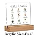 Inspirational Mental Health Gifts for Women Men, Positive Affirmations Gifts, Gentle Reminders Therapy Office Decorative Signs Plaque for Desk