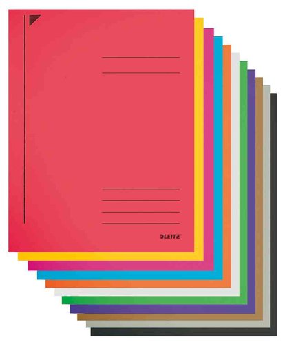 Leitz 30030015 Cartón, De plástico Amarillo - Carpeta (Cartón, De plástico, Amarillo, A4, Retrato, 250 hojas, 80 g/m²)