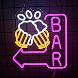 pub point de vue 【MaiMeilI Neon Sign】(14 * 9.8IN / 35.5 * 25CM) Ce signe en néon de haute qualité dispose d'un motif de conception très unique, anime immédiatement l'atmosphère joyeuse, devient l'accent visuel de la décoration commerciale ou des paramètres de fête et capture des moments photographiques créatifs. Mit tubes néon colorés. Il est très adapté comme décoration murale pour chambres à coucher, salons, bars, salles de jeux, réunions et de nombreux festivals, tels que Noël, Halloween, Pâques.