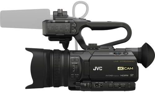 Miniatura 4 de JVC GY-HM250 UHD 4K - Videocámara profesional de transmisión - Paquete con tarjeta de memoria de 128 GB + más