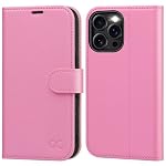 OCASE – OCASE für iPhone 16 Pro Hülle Premium PU Leder Pink