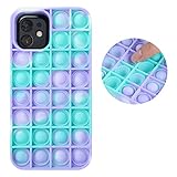 Fidget Toys Phone Case Newly 2021 Push Pop Bubble Fidget Sensory Toy Silicone Shockproof Protective...