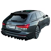 Oneway Heckdiffusor kompatibel mit Audi A6 S-Line/S6 C8 (Limousine/Avant) 2018- - Schwarz glänzend