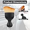 Cartisen Car Detailing Brush, Soft Bristle Cleaning Brush, Scratch-Free Auto Duster Tool for Dashboard, Air Vents, Leather & Interior Cleaning (Black&Brown) #1