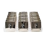 Impressions Vanity Clear Drawer Organizer with 21 Sections, Square Acrylic Cosmetic Makeup Organizer...