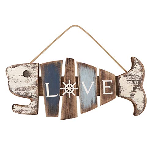 Adorno de madera grande para colgar en la pared Cover