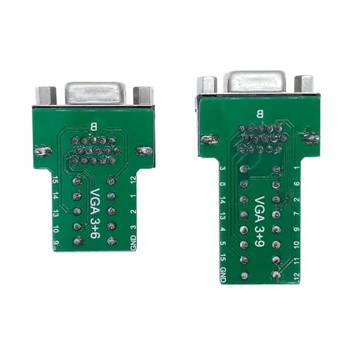 Bornier D-SUB DB15 mâle de précision à 3 rangées et 15 broches avec vis et écrou - 8