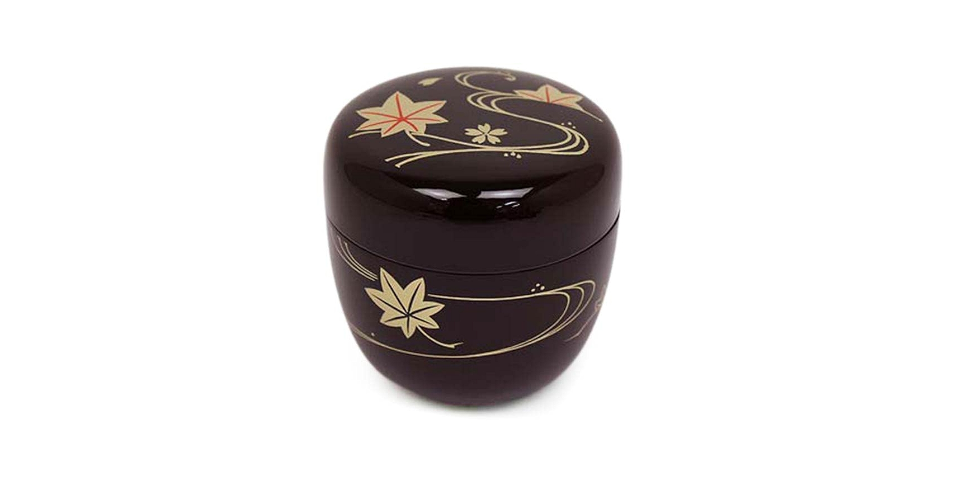 Amazon｜茶道具 棗 なつめ おけいこ用 プラスチック 中棗 溜 柄