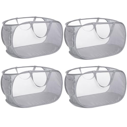 Bemkoo BB-18 Faltbare Wäschekörbe 4er-Set