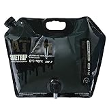 TRIWONDER 水タンク ウォータータンク 8L ポリタンク ウォーターバッグ キャンプ用品 レジャー 防災グッズ アウトドア 注ぎやすいコック付き ウォッシャブル (ダックグリーン)