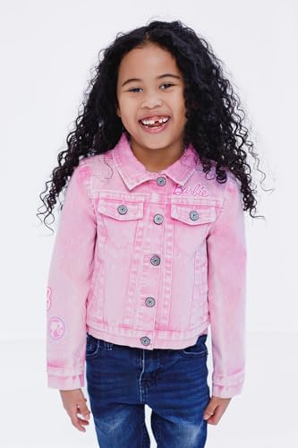 Barbie Girls Pink Denim Jacket Little Kid to Big Kid Sizes (4-14-16)2