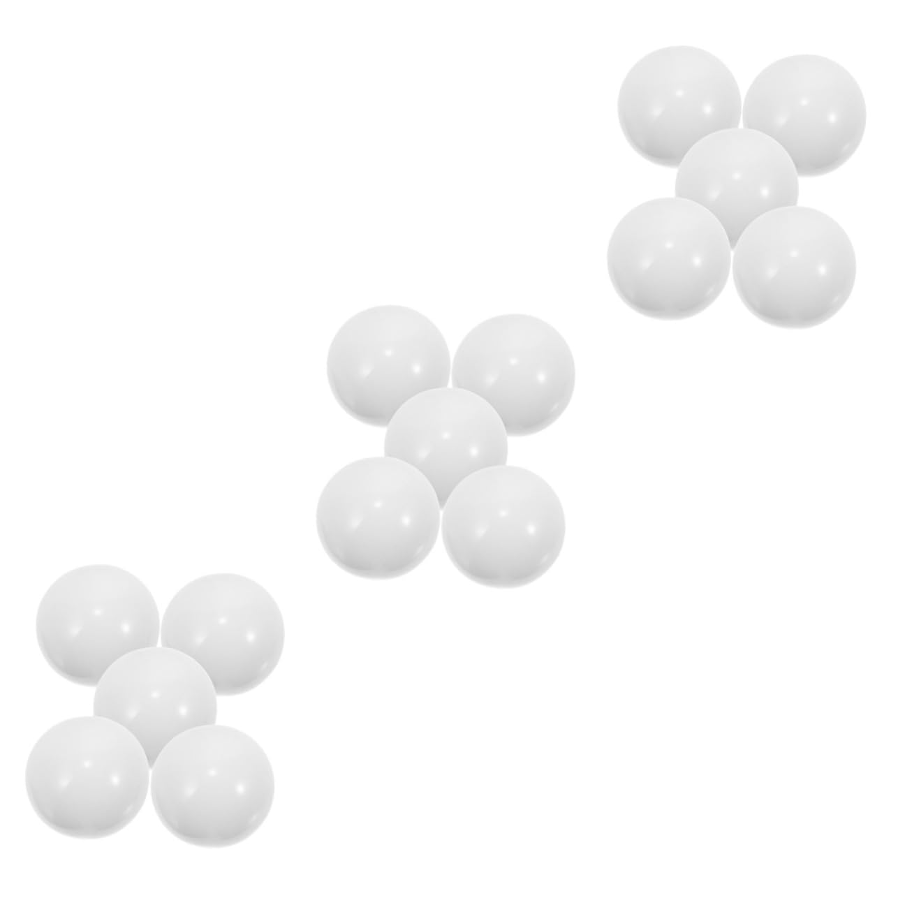 HOOTNEE 3sets Roulette Game Wheel Beads Round Beads for Poker Wheel Game Supply Rotating 5pcs*3