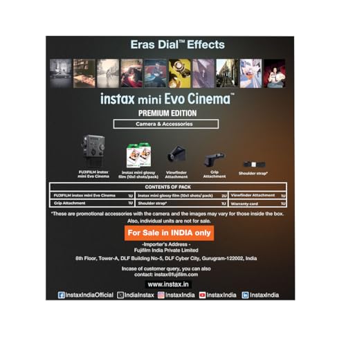 Image of Fujifilm instax mini Evo Cinema Premium Edition with 20 Shots of instax mini Instant Film