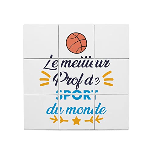 Carreaux Céramique Décoratif Basket : Tableau Mural 45x45 cm Sport