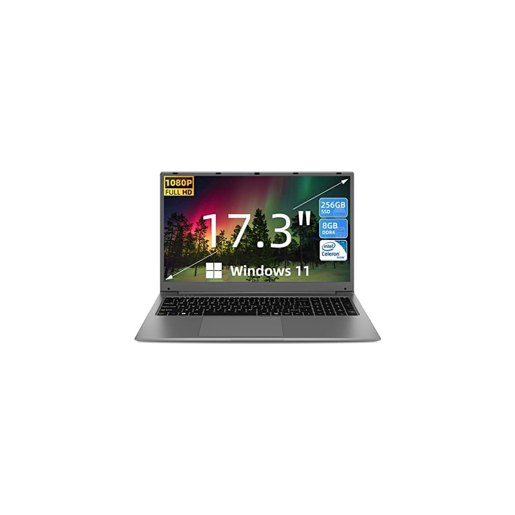 SGIN-17-Laptop-8GB-RAM-256GB-SSD-Notebook-17-Inch-Laptops-with-IPS-Full-HD-Intel-Celeron-N4020Up-to-28GHz-Mini-HDMI-Webcam-Dual-Wi-Fi-Windows-11-Home-Expandable-Storage-512GB-TFGray