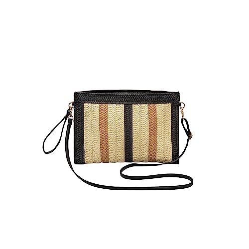 Sac enveloppe paille grand volume léger résistant pour plage et shopping estival