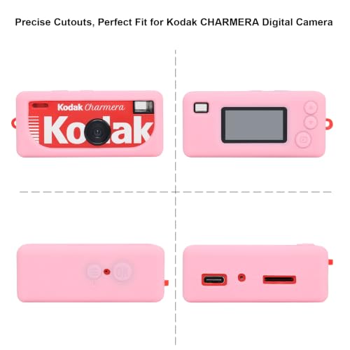 Étui silicone Kodak CHARMERA rose souple - 4
