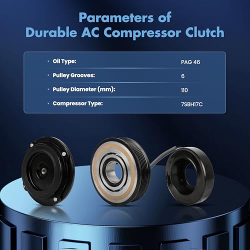 Image of ECCPP AC Compressor Clutch 2012 Fit for Ford Explorer 2.0L