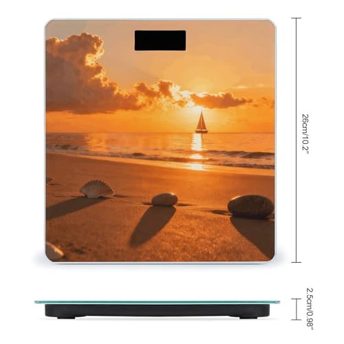 Báscula Digital de Baño Golden Hour Precisa y Estable miniatura 2