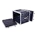 Crossrock Stackable 8U Rack Case, Strong Molded with Heavy Duty Hardware, Standard 19.25â€ Depth(CRA8608U)