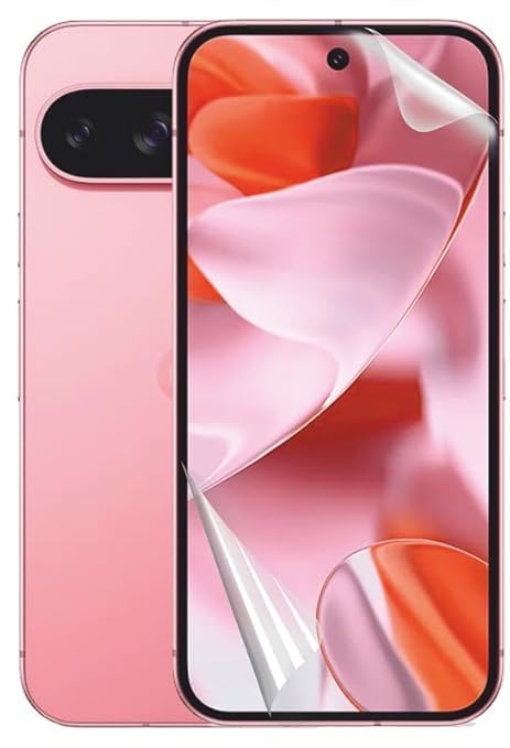 Image of Blacksheep High Sensitivity Hydrogel Screen Protector Compatible with Google Pixel 9 Pro XL Matte Transparent Soft TPU Protective Film [Fingerprint Unlock Compatible] [Clear HD]