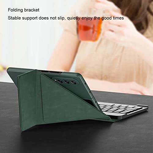 para Samsung Galaxy Z Dobra 4/Z Dobra 3/Z Dobra 2 Estojo para teclado,Estojo de Teclado de Couro [Ca