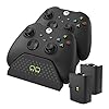 Venom Doppel-Ladestation mit 2 x wiederaufladbaren Akkupacks — Schwarz (Xbox Series X & S/Xbox One)