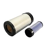 HXYBBGS 84479228 84479225 Air Filter Compatible with New Holland Powerstar 90 100 110 120 T5 T4