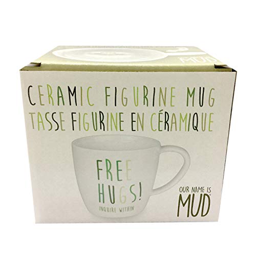 Enesco Our Name Is Mud Free Hugs Cactus Figurine Coffee Mug, 16 Oz, White #TOP2