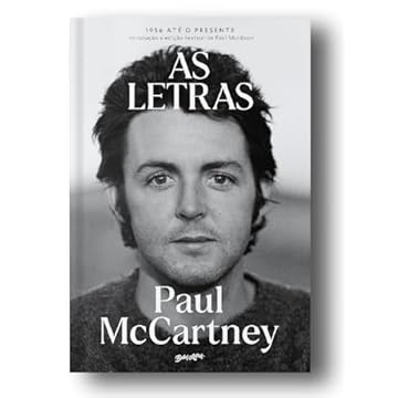 Capa do livro Paul McCartney - As Letras: Edição Brochura